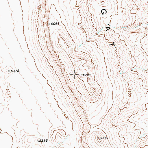 Topographic Map of East Pahranagat Range, NV