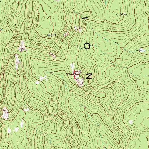 Topographic Map of Fortification Range, NV