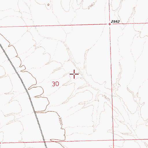 Topographic Map of Garden Wash, NV