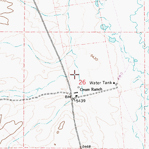 Topographic Map of Gopher Creek, NV
