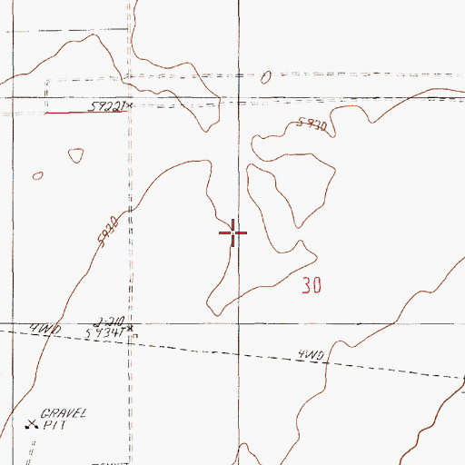 Topographic Map of Minoletti Creek, NV