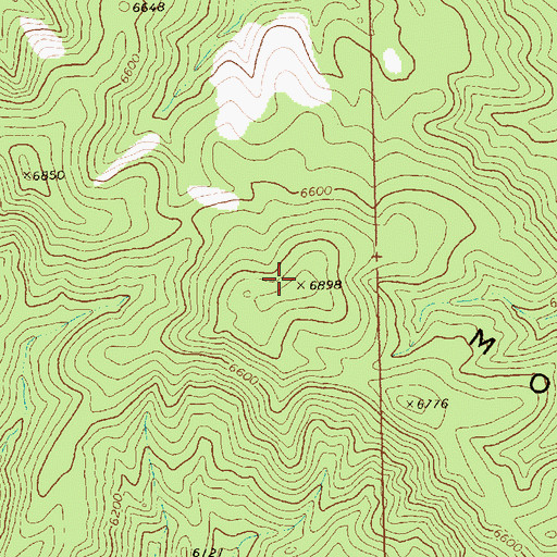 Topographic Map of Clover Mountains, NV