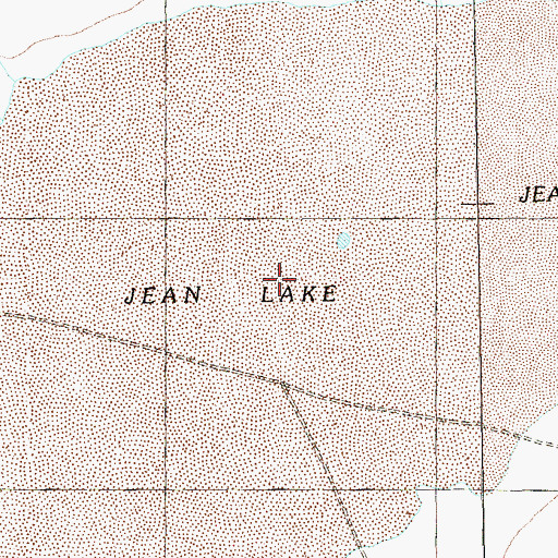 Topographic Map of Jean Lake, NV