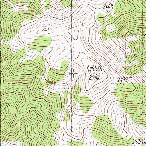 Topographic Map of Butte Mountains, NV