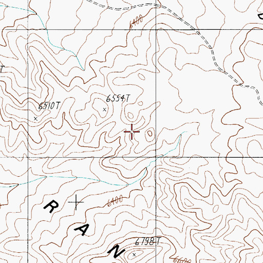 Topographic Map of Dacite Hills, NV