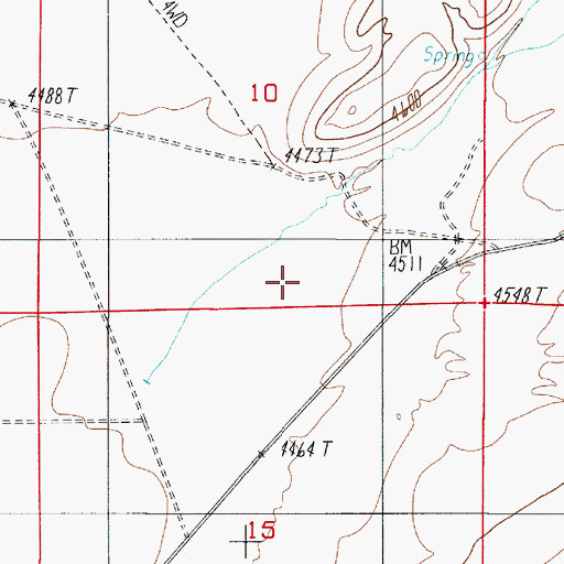 Topographic Map of Goughs Canyon, NV