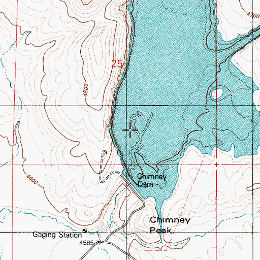 Topographic Map of South Fork Little Humboldt River, NV