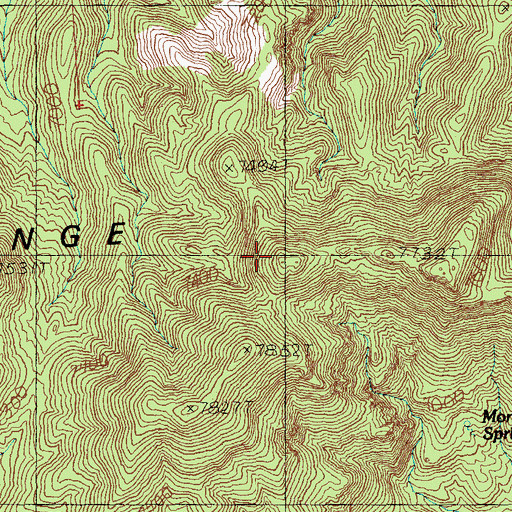 Topographic Map of Timpahute Range, NV