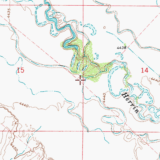 Topographic Map of Trout Creek, NV