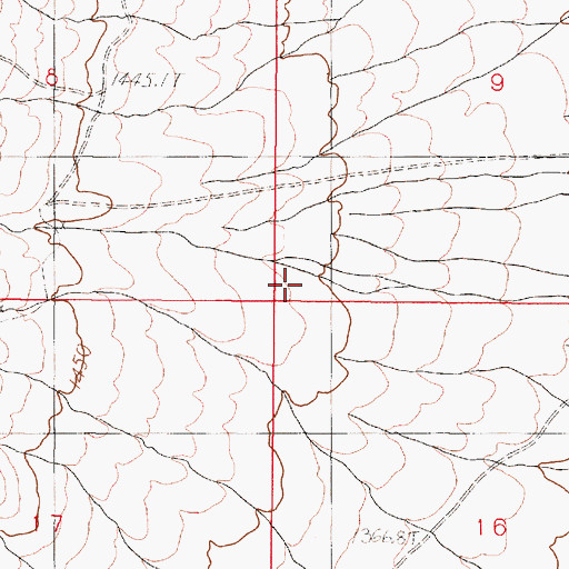 Topographic Map of Havilah Gulch, NV