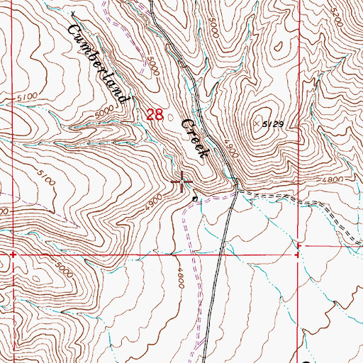 Topographic Map of Bill Majors Canyon, NV