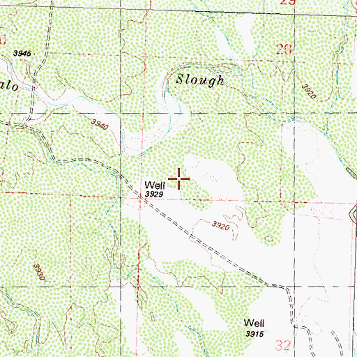 Topographic Map of Buffalo Spring (historical), NV
