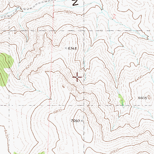 Topographic Map of Finley Number Four Spring, NV