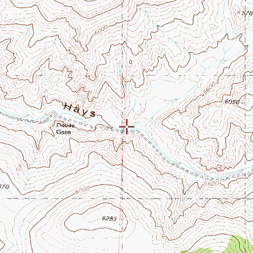 Topographic Map of Finley Number One Spring, NV