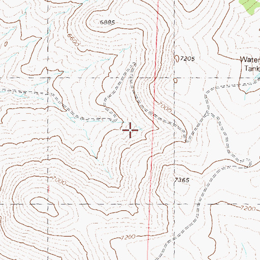 Topographic Map of Finley Number Three Spring, NV