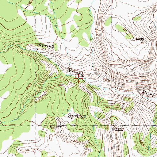 Topographic Map of Stone Corral Spring, NV