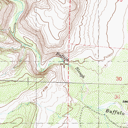 Topographic Map of Buffalo Canyon, NV