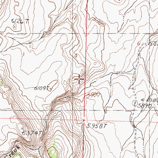 Topographic Map of High Rock Canyon Hills, NV
