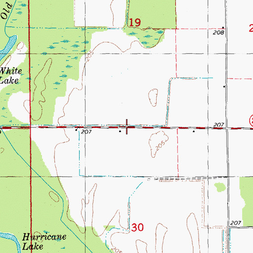 Topographic Map of Taylorville (historical), AR