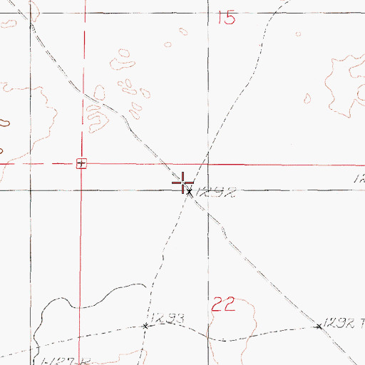 Topographic Map of Middle Wells Station (historical), NV