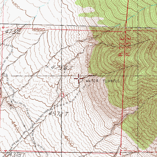 Topographic Map of Gerlach Spring, NV