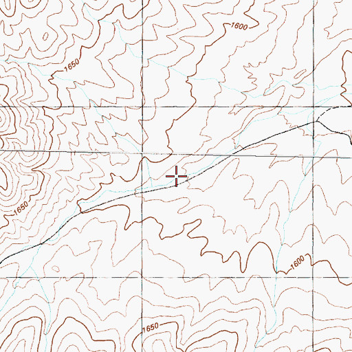 Topographic Map of Rockhill Canyon, NV