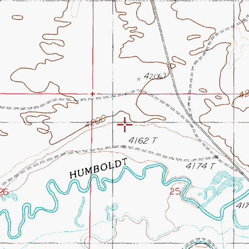 Topographic Map of Lancaster (historical), NV