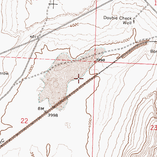 Topographic Map of Astor, NV