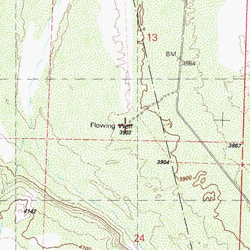 Topographic Map of Fish Spring, NV