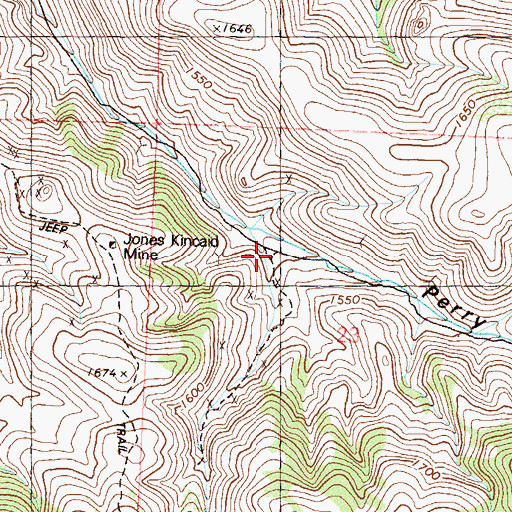 Topographic Map of Upper Pyramid (historical), NV
