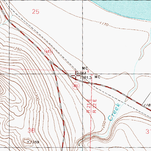Topographic Map of Romolo (historical), NV