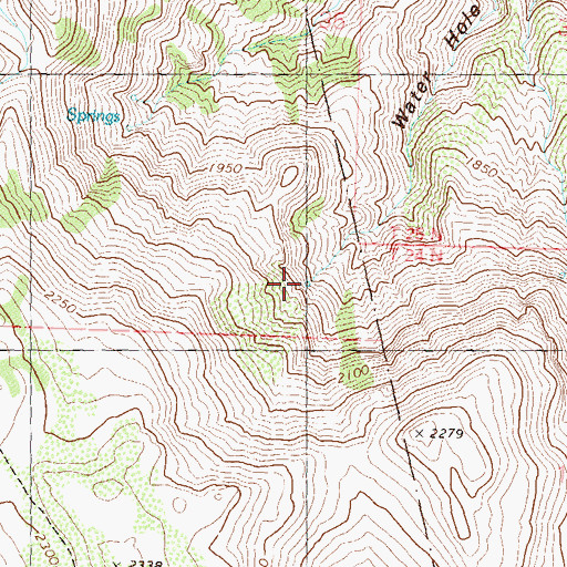 Topographic Map of Kinnikinic Spring, NV