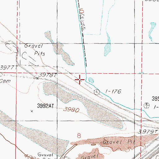 Topographic Map of Willow Slough, NV