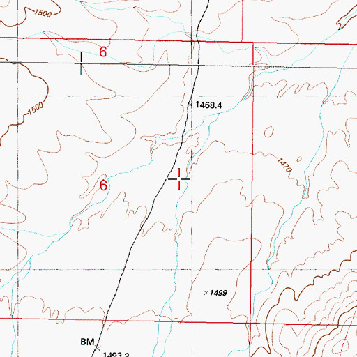 Topographic Map of San Joaquinto (historical), NV