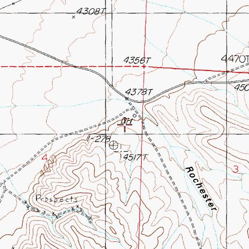 Topographic Map of Limerick Wash, NV