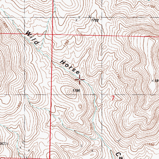 Topographic Map of Michigan Mine, NV