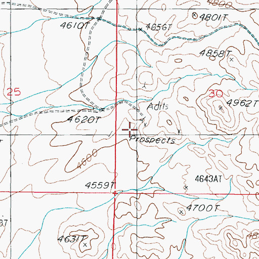 Topographic Map of Good Spot Mine, NV