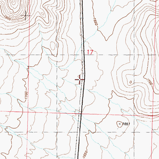 Topographic Map of Sage (historical), NV