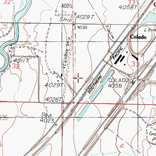 Topographic Map of Cold Canyon Interchange, NV