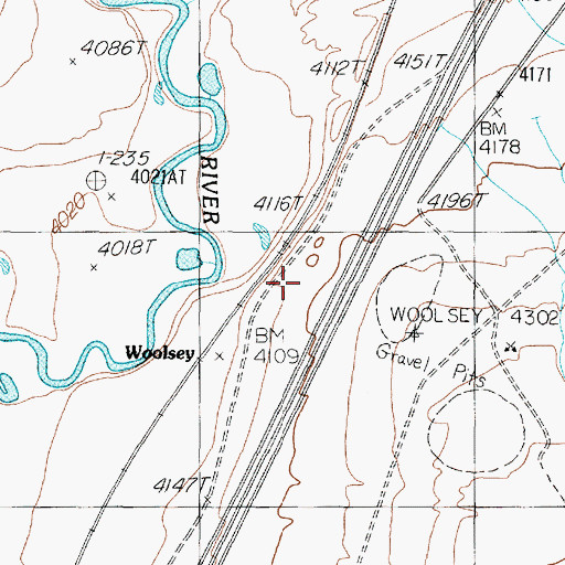 Topographic Map of Smith Ford (historical), NV