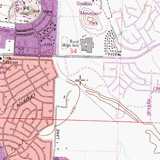 Topographic Map of Figoni Ranch, NV
