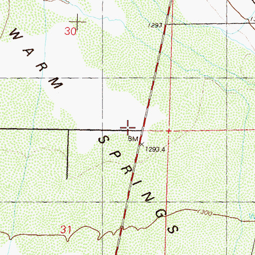 Topographic Map of NAA Weather Station, NV
