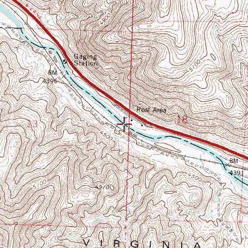 Topographic Map of Toombs (historical), NV
