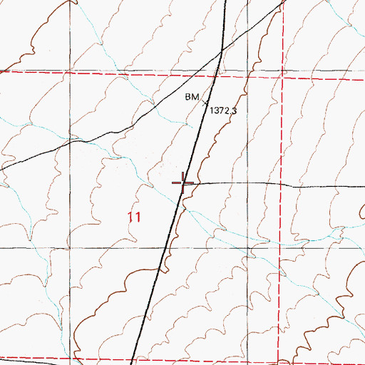 Topographic Map of Poker Brown Spring (historical), NV