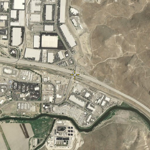 Aerial/Satellite Image of Vista Interchange, NV