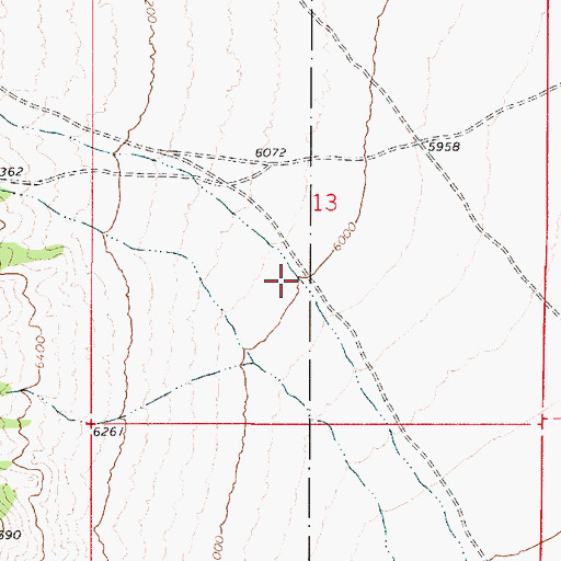 Topographic Map of Boyd Creek, NV