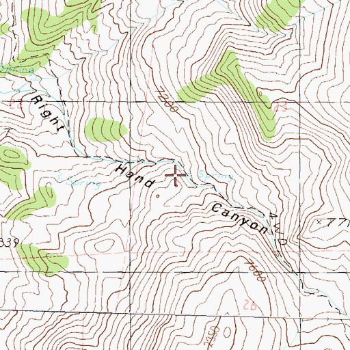 Topographic Map of Mud Spring, NV