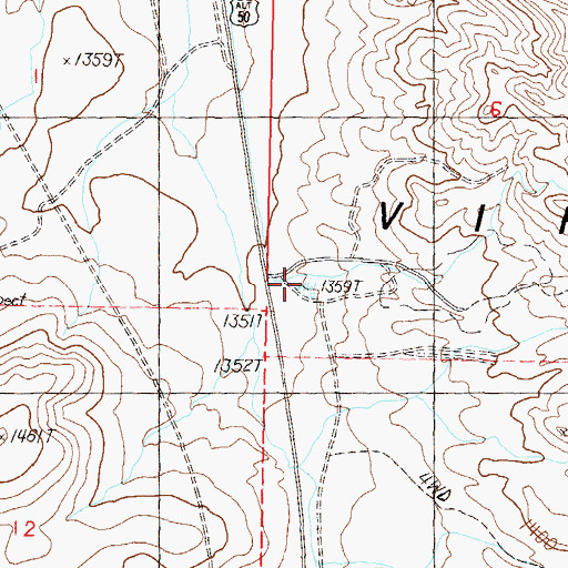 Topographic Map of Fernley Well, NV