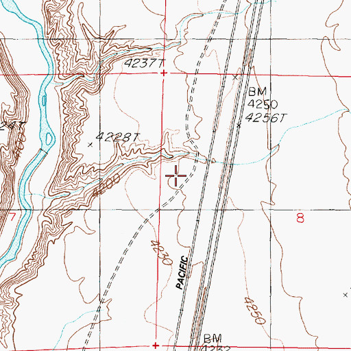 Topographic Map of Mineral Point (historical), NV