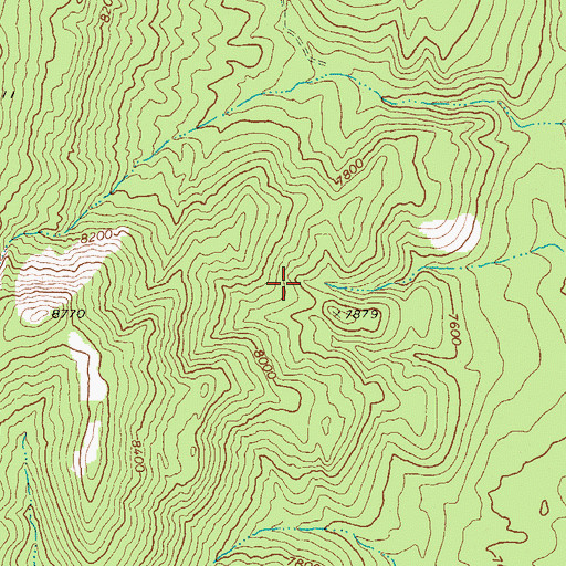 Topographic Map of Silver Spring, NV